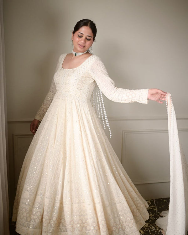 Diya New Designer Premium Anarkali Suit Set