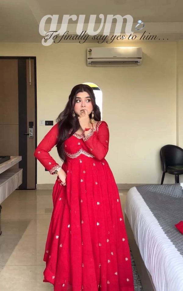Neha Red Rituals Suit Set