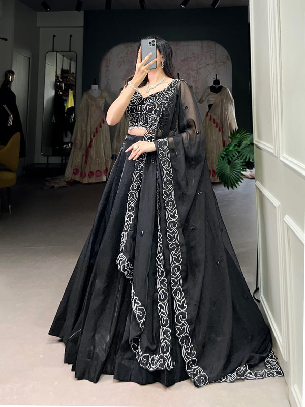 Luxe Bloom Lehenga Modern Floral Beauty