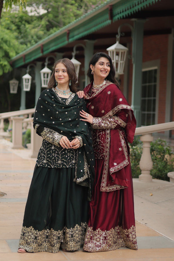 Mystical Moonlight A Regal Sarara Suit Set
