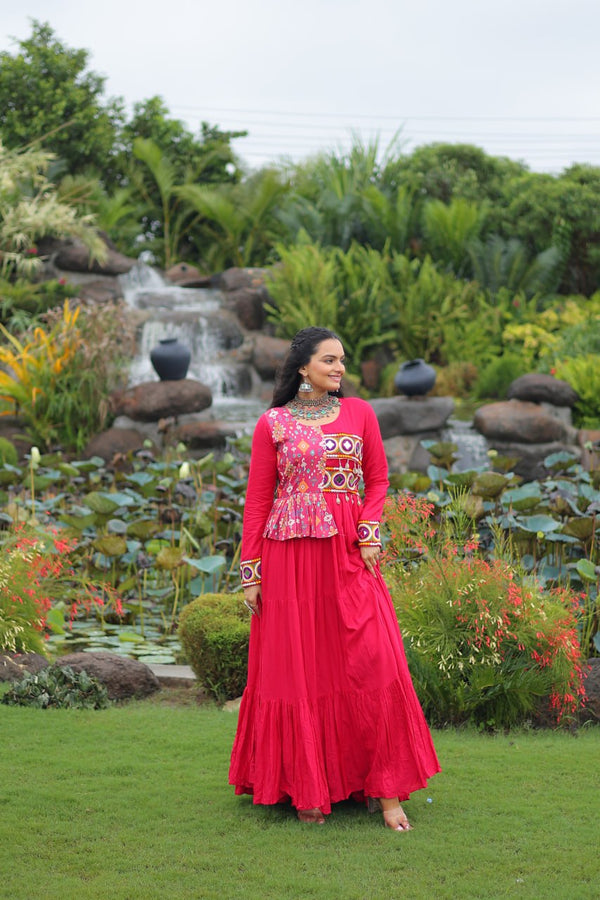 Anaya’s Royal Mirror Charm Anarkali Set
