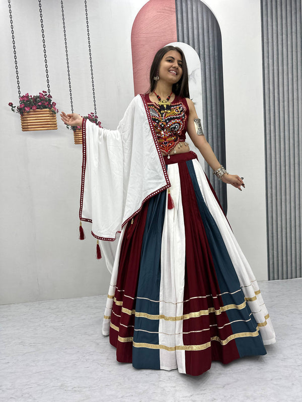 Ishani Regal Maroon Charm Lehenga Choli