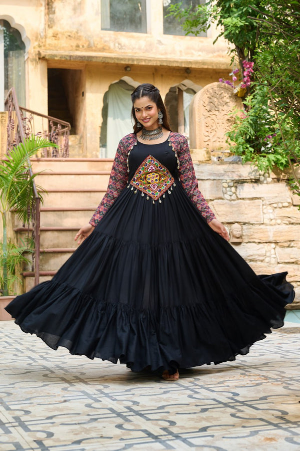 Aarohi's Garba Glam Anarkali Gown