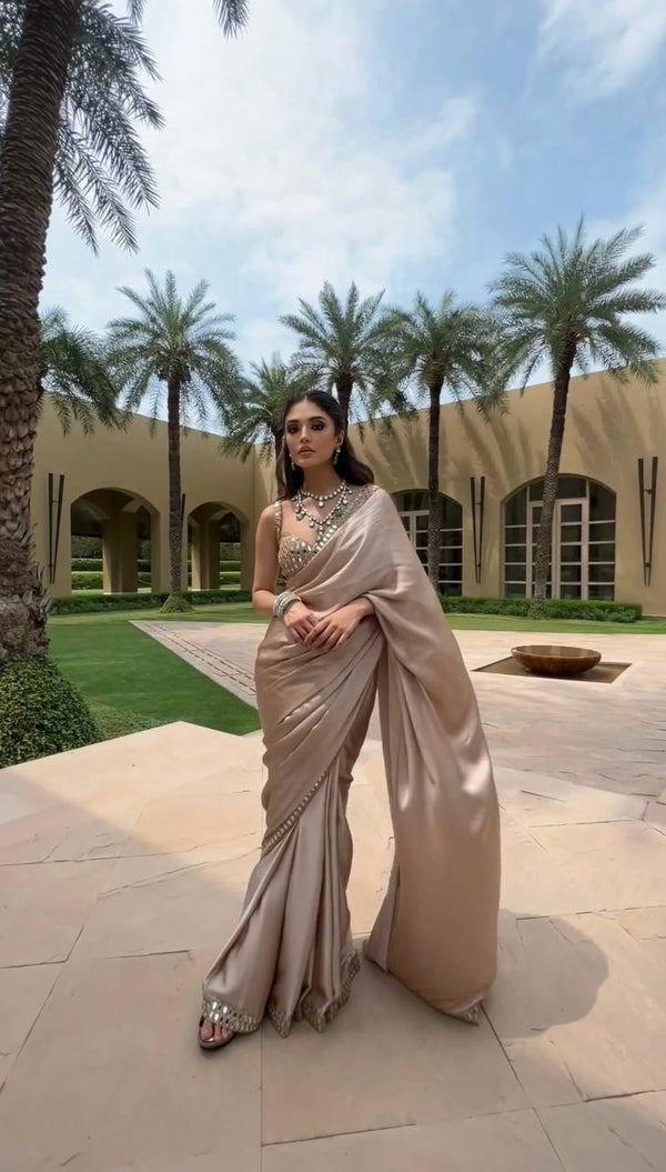 Timeless Gold Noir Beauty Saree