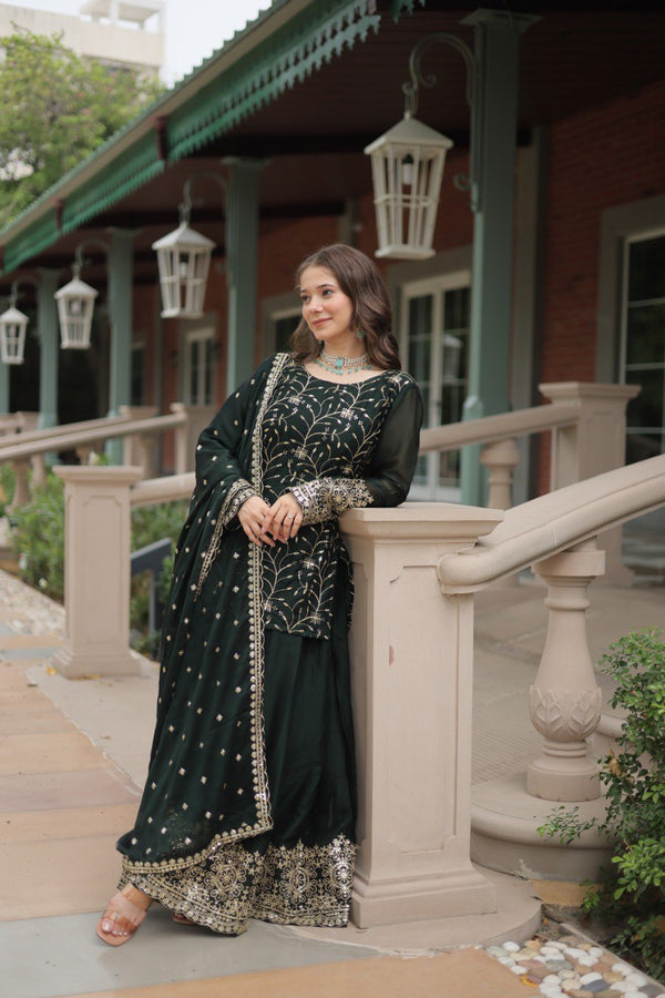 Mystical Moonlight A Regal Sarara Suit Set